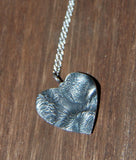 Puppy Love - Custom Single Paw Pad Necklace - Includes Sterling Silver Cable Chain